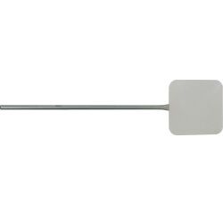 pelle à pizza inox avec manche 92.5 cm carrée 40x40 cm