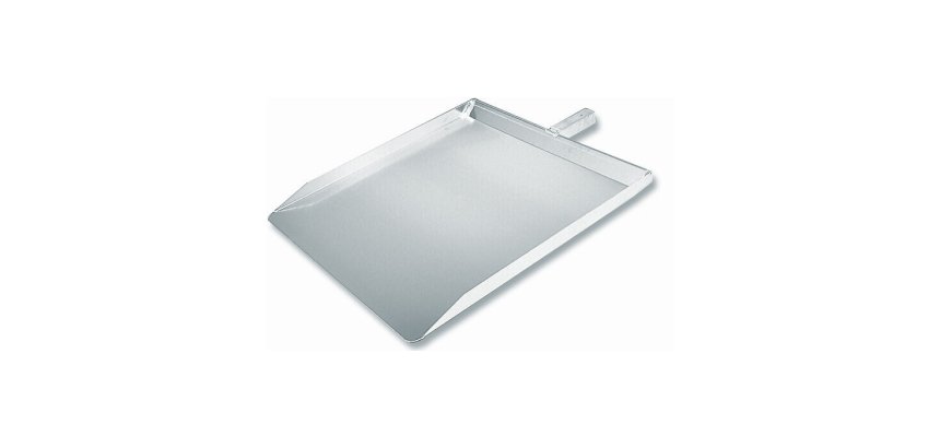pelle à four 3 bords pour four pâtissier aluminium 60x58 cm