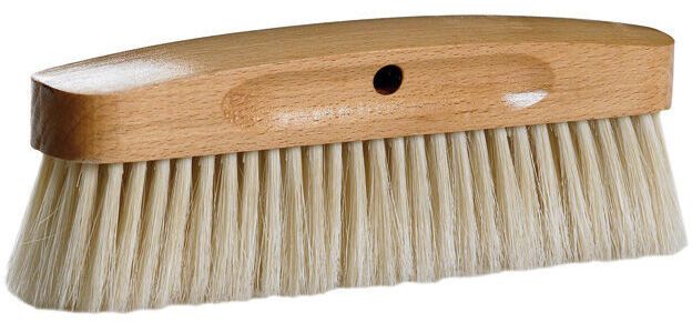 brosse à farine à pétrin en bois soies blanches 21 cm