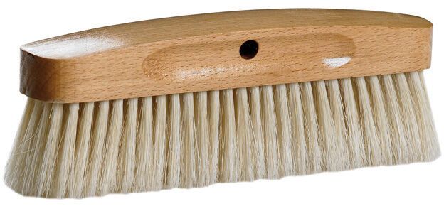 brosse à farine à pétrin en bois soies blanches 21 cm