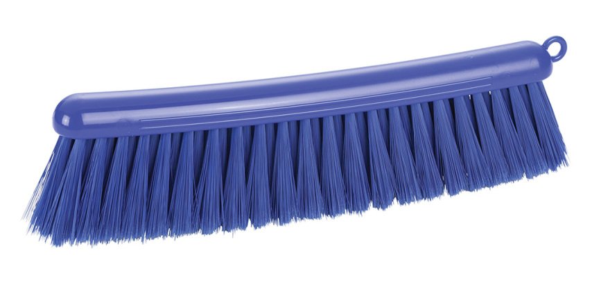 brosse à farine fibres synthétiques bleues 29cm