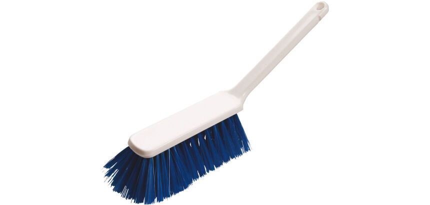 brosse à farine de comptoir fibres synthétiques bleues 31 cm