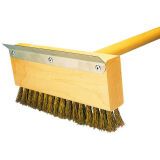 brosse-grattoir à four 28 cm avec manche 1 m