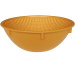 banneton à fermentation plein polypropylène rond orange 1 Kg