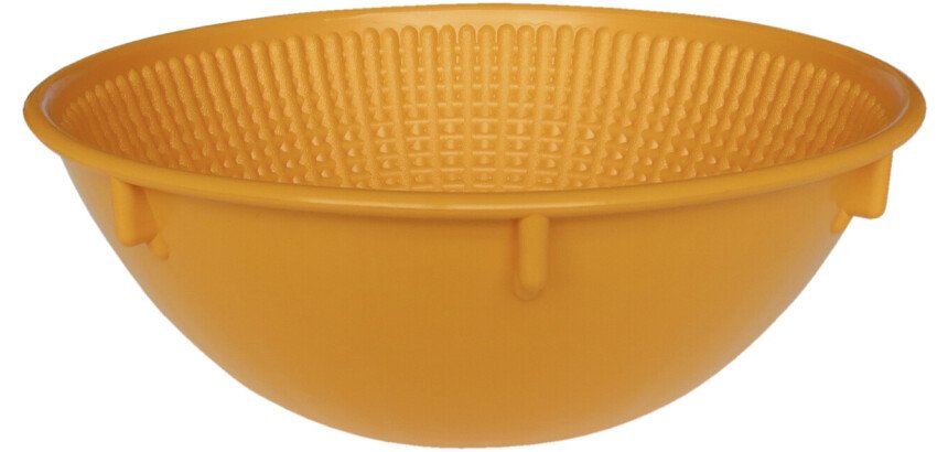 banneton à fermentation plein polypropylène rond orange 1 Kg