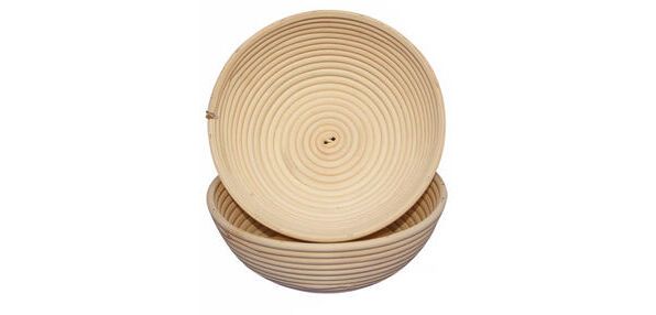 banneton à fermentation en rotin moule bie rond 19 cm