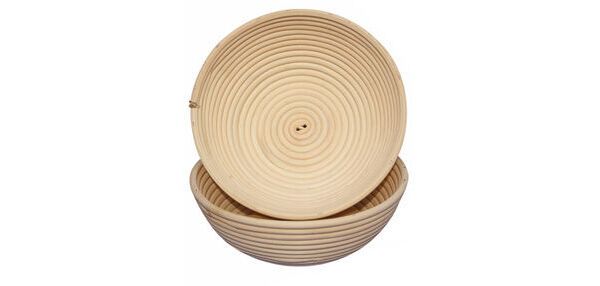 banneton à fermentation en rotin moule bie rond 19 cm