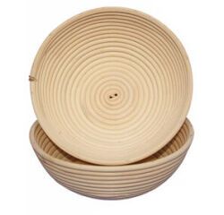 banneton à fermentation en rotin moule bie rond 26 cm