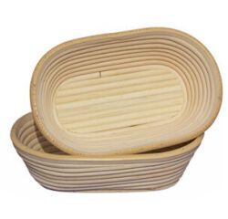 banneton à fermentation en rotin moule bie ovale 20x12 cm