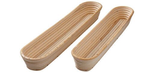 banneton à fermentation en rotin moule bie 41x9.5 cm