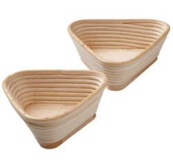 banneton à fermentation en rotin moule bie triangle 18x8.5 cm