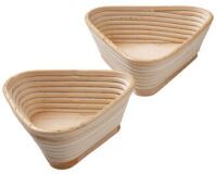 banneton à fermentation en rotin moule bie triangle 23x8.5 cm