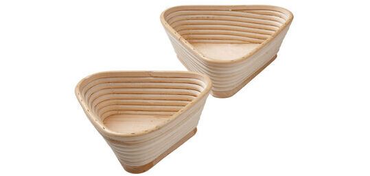 banneton à fermentation en rotin moule bie triangle 23x8.5 cm