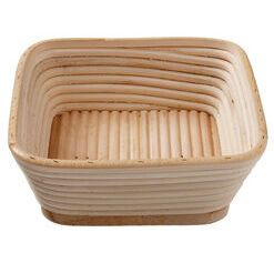 banneton à fermentation en rotin moule bie carre 22x22 cm