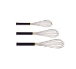 lot de 3 fouets à sauce inox 25/30/35 cm