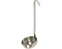 louche inox à fond plat pour pizza 10 cm