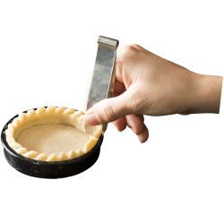 pince à pâte inox pour les tartes