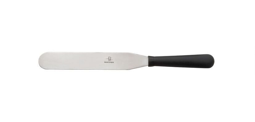 spatule plate inox manche standard 15 cm