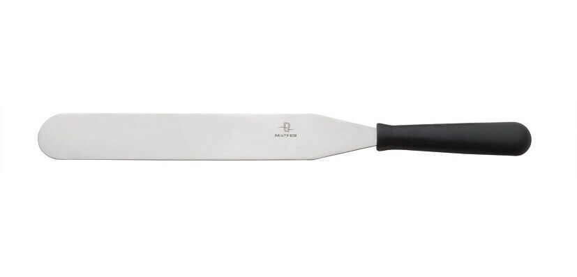 spatule plate inox manche standard 18 cm