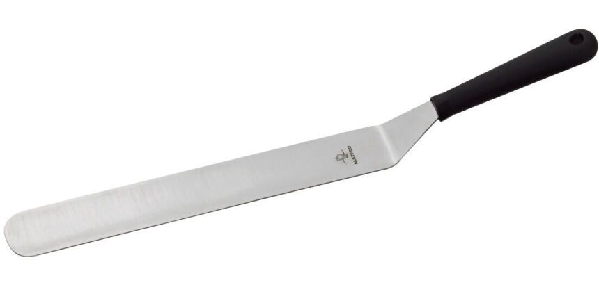 spatule coudée inox manche standard 24 cm
