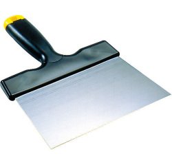 palette à enduire inox pour racler les moules à chocolat 22x10 cm