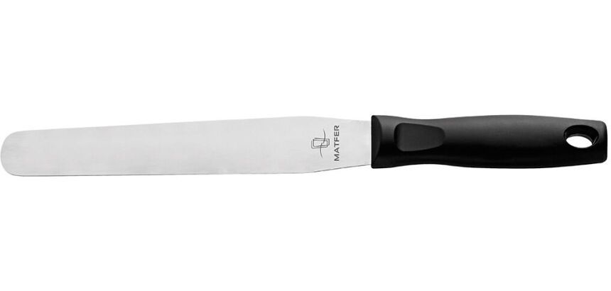 spatule plate inox manche ergonomique 21 cm