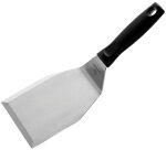 pelle hamburger coudée inox 15 cm