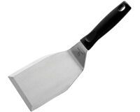 pelle hamburger coudée inox 15 cm