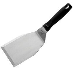 pelle hamburger coudée inox 15 cm