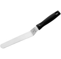 spatule coudée inox manche ergonomique 17 cm