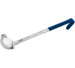 louche inox portion poignée PVC 6 cl bleu