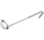louche inox portion poignée PVC 12 cl gris