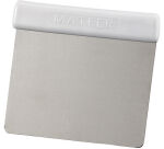 raclette souple coupe-pâte inox manche polypropylène 11x12 cm