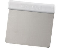 raclette souple coupe-pâte inox manche polypropylène 11x12 cm