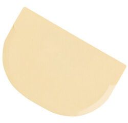 corne polypropylène beige 11.3x7.5 cm