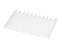 peigne à décor en polyamide 2 côtés 11x7,5 cm