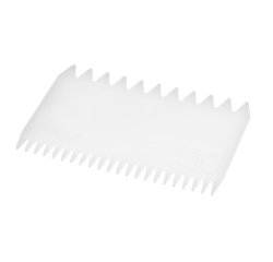peigne à décor en polyamide 2 côtés 11x7,5 cm
