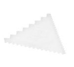 peigne à décor en polyamide 3 côtés 9,3x9,3 cm