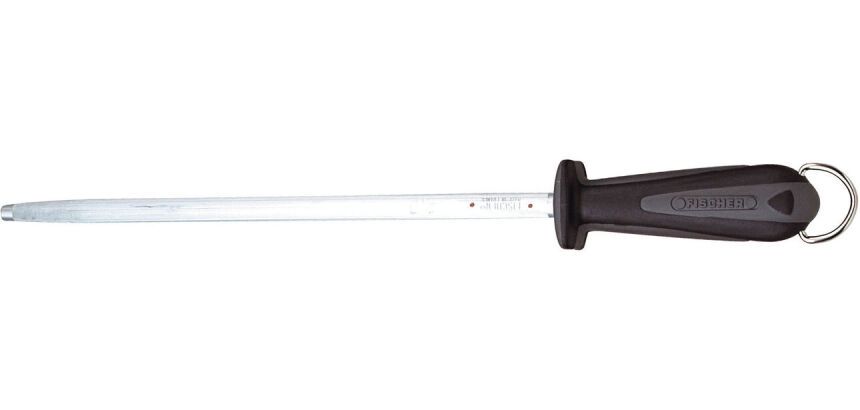 fusil à aiguiser de boucher mèche ronde 30 cm