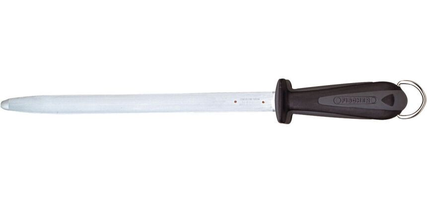 fusil à aiguiser de boucher mèche ovale 30 cm