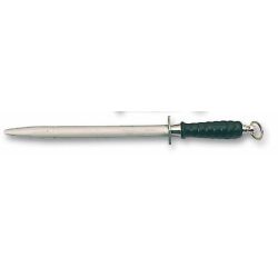 fusil à aiguiser de boucher mèche ovale taillage fin 30 cm