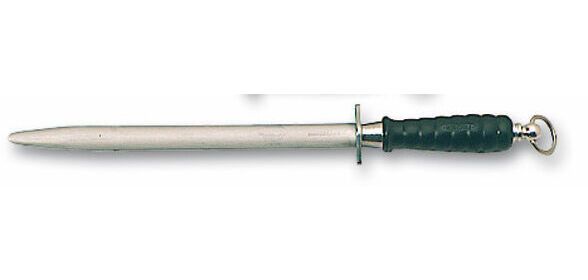fusil à aiguiser de boucher mèche ovale taillage fin 30 cm