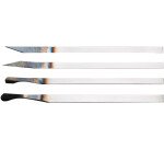 lot de 12 lames boulanger acier au carbone traité droites n°5