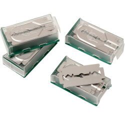 lot de 4x10 lames à scarifier inox 4.3x2 cm