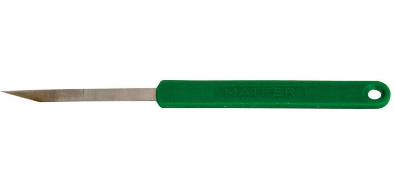 lot de 2 lames boulanger inox vertes droites n°5