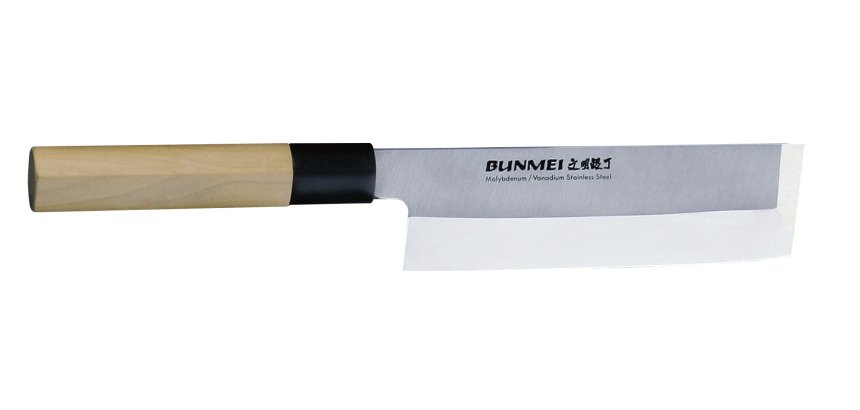 Yoshikin Bunmei couteau à légumes usuba  inox lame épaisse 18 cm