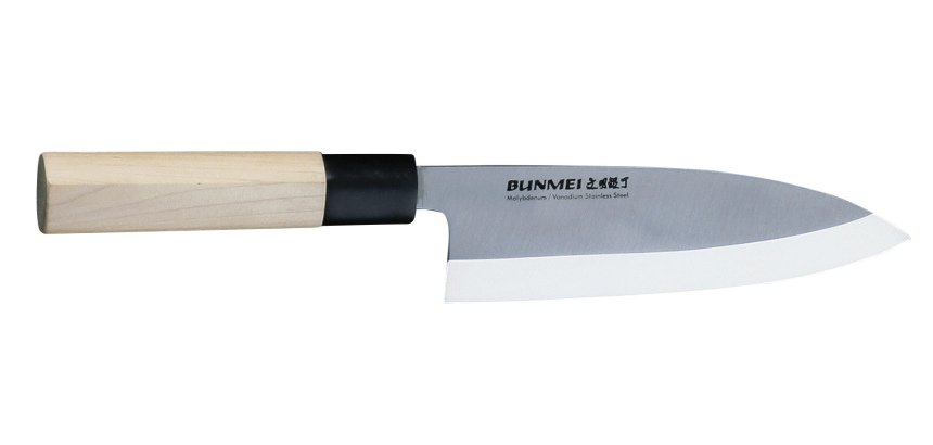 Yoshikin Bunmei couteau de boucher deba inox 16.5 cm