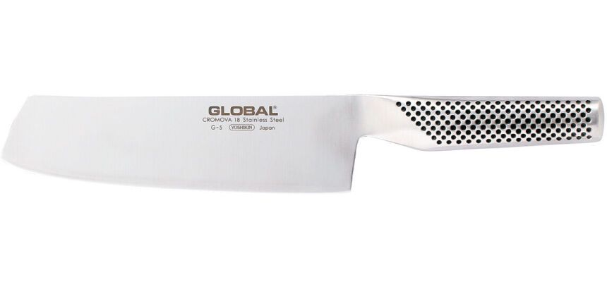 Global série G couteau couperet à légumes G5 inox 18 cm