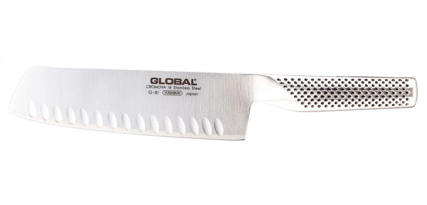 Global série G couperet à légumes G81 alvéolé 18 cm