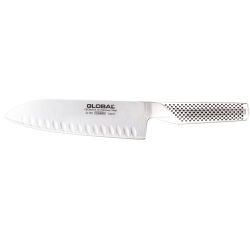 Global série G couteau santoku G80 alvéolé 18 cm
